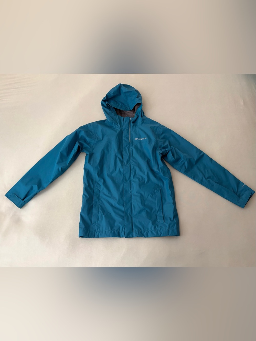 Columbia kids Blue Hooded rain Jacket